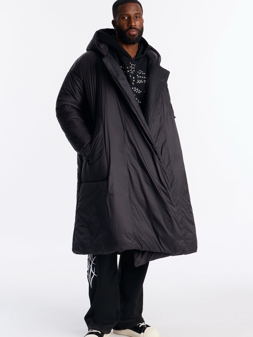 Men’s 2X oversized puffer hooded coat / NEW